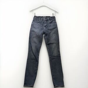 Citizens Of Humanity Rocket Crop High Rise Skinny Jeans 25(24) Gray Grey